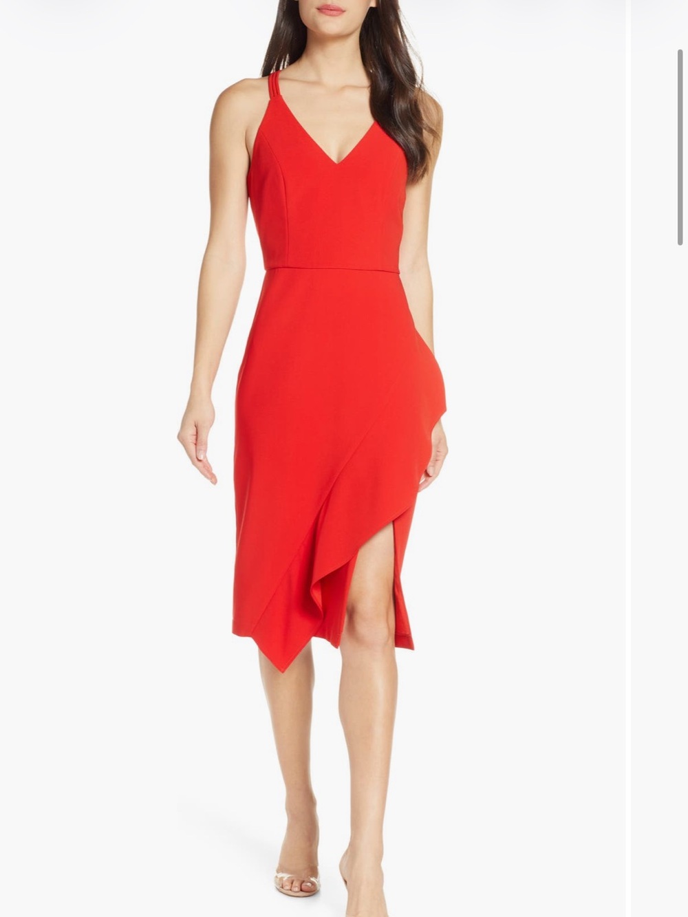 Red Cocktail Dress by Harlyn